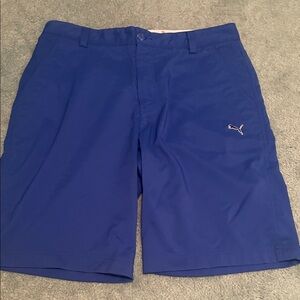 Puma Blue Athletic Golf Shorts